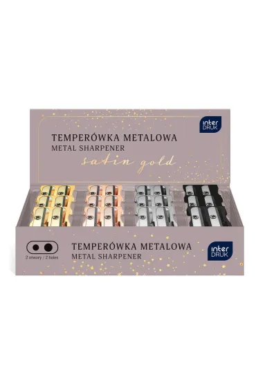 Interdruk Temper�wka podw�jna metal Satin Gold