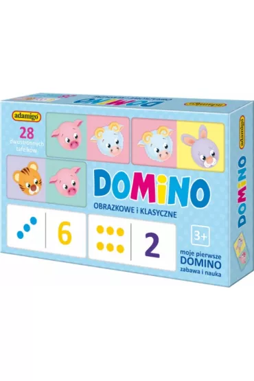 Domino obrazkowe i klasyczne Adamigo
