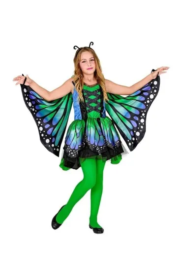 Str�j motyla w kolorze zielonym rozm. 128cm