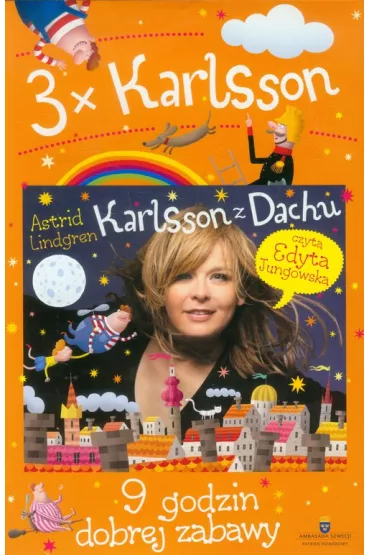 Audiobook Karlsson z dachu. Cz�� 1-3 CD - Astrid Lindgren