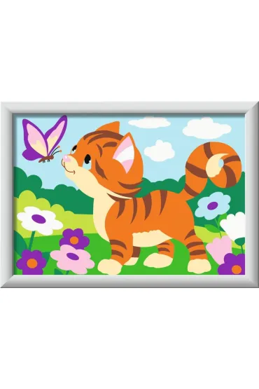 CreArt for Kids Cat with butterfly Ravensburger