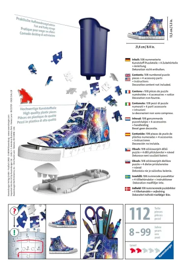 Puzzle 108 el. 3D Trampek Astronauta Ravensburger