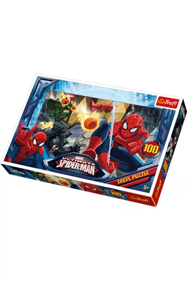 Puzzle 100 el. Spiderman Ucieczka 16259 Trefl