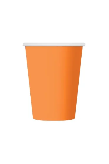 Godan Kubeczki papierowe pomara�czowe 250ml 6 szt