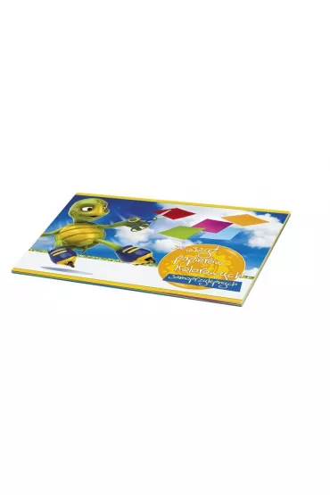 Koma-Plast Zeszyt papier�w kolorowych samoprzylepnych A4