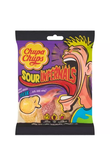 Chupa Chups Kwa�ne �elki o smaku truskawkowym, cytrynowym i coli 90 g