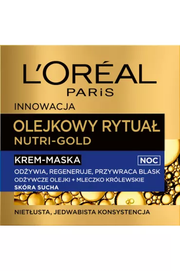 LOreal Paris Nutri-Gold Olejkowy Rytua� krem-maska na noc 50 ml
