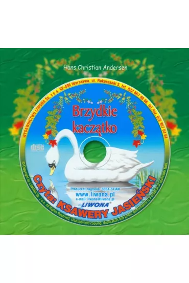 S�uchowisko 15,5x15 - Brzydkie kacz�tko LIWONA - Hans Christian Andersen