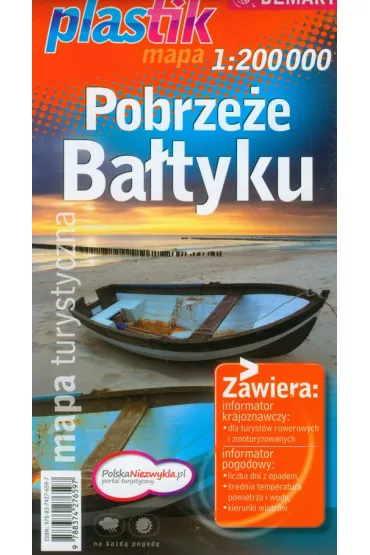 Pobrze�e ba�tyku 1:200 000 Plastik mapa