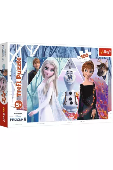 Puzzle 100 el. Zaczarowana Kraina Frozen 2 Trefl