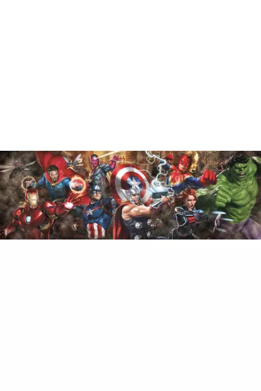 Puzzle 1000 el. Panorama - The Avengers Clementoni