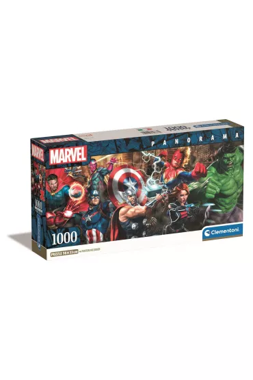 Puzzle 1000 el. Panorama - The Avengers Clementoni