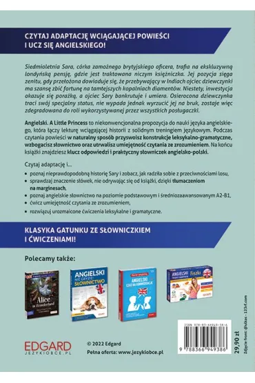 A Little Princess. Angielski. Adaptacja powie�ci z �wiczeniami - Frances Hodgson Burnett
