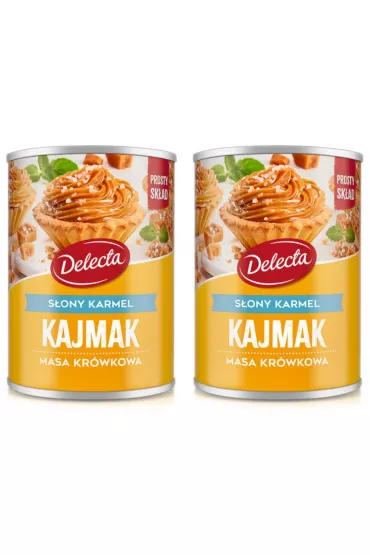 Delecta Kajmak masa krwkowa sony karmel zestaw 2 x 400 g