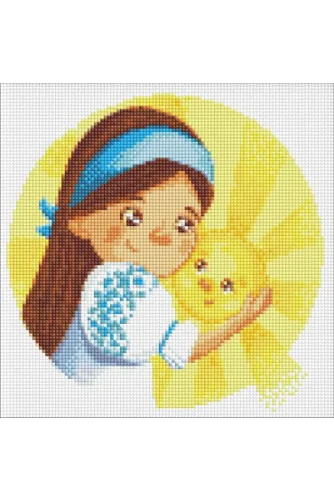 Ideyka Diamentowa mozaika - S�oneczko 30x30cm