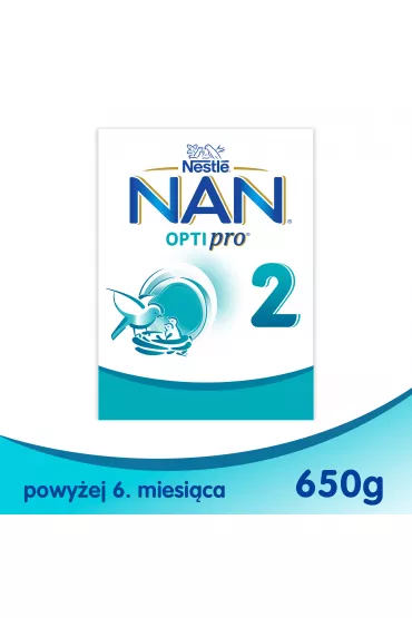 Nestle Nan Optipro 2 Mleko nast�pne dla niemowl�t po 6 miesi�cu 650 g
