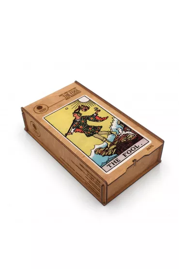 Puzzle drewniane 250 el. The Fool, G�upiec z kart tarota Ridera Waite'a Fantasy Puzzles