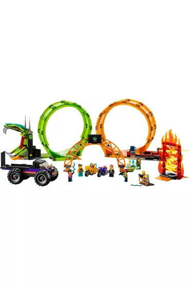 LEGO City Kaskaderska arena z dwoma ptlami 60339