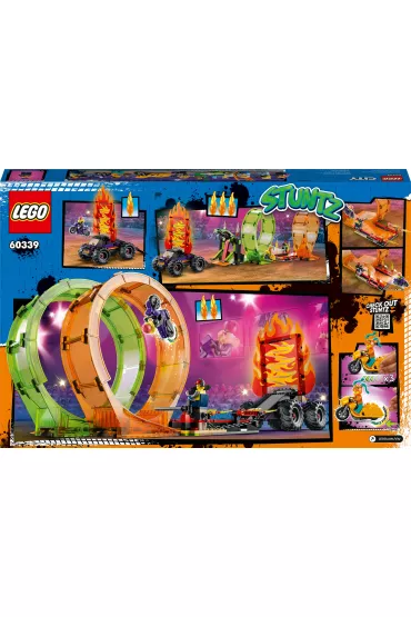 LEGO City Kaskaderska arena z dwoma ptlami 60339