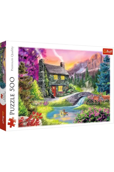 Puzzle 500 el. G�rska sielanka Trefl