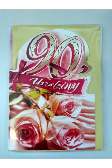 Art Nuvo Karnet 90 Urodziny CC16