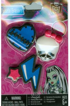 Mattel Gumki do cierania Monster High Frankie Stein