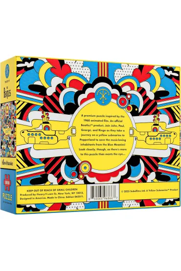 Puzzle 1000 Yellow Submarine - Jigsaw The Beatles Quint