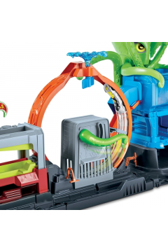Hot Wheels City Color Reveal Megamyjnia Atak omiornicy Zestaw GTT96 Mattel