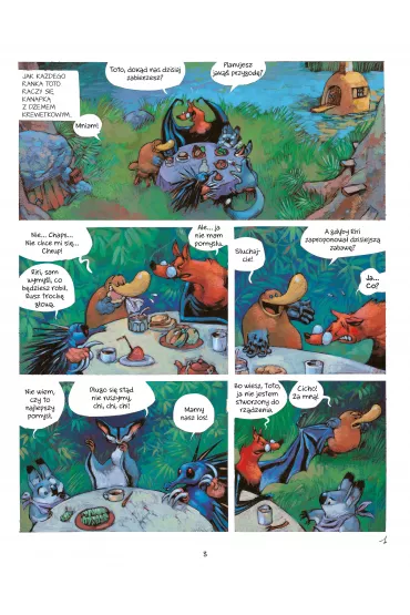 M�j pierwszy komiks 5+ Dziobak Toto w krainie nieba. Dziobak Toto. Tom 6 - Eric  Omond