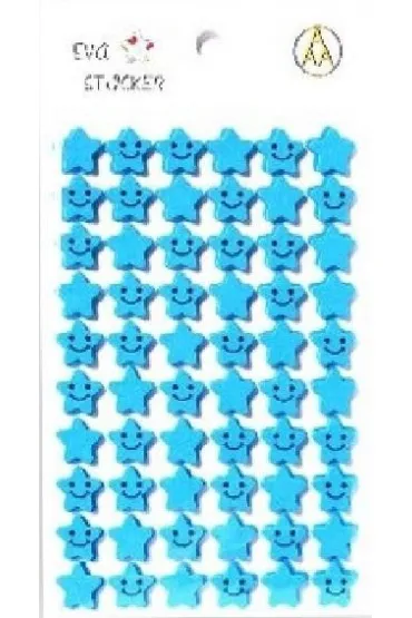 Galeria Hobby Stiker Gwiazdka piankowy niebieski