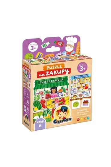 CzuCzu Puzzle Na zakupy dla dzieci 3 Bright Junior Media