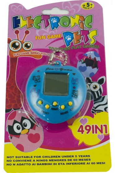 Tamagotchi gra elektroniczna dla dzieci niebieskie