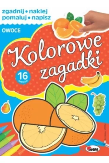 Kolorowe zagadki. Owoce - Piotr Kozera