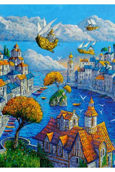 Puzzle 500 el. The Port Roch Urbaniak Castorland