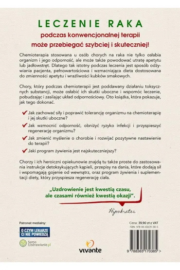 Dieta podczas chemioterapii - Mike Herbert, Joseph Dispenza