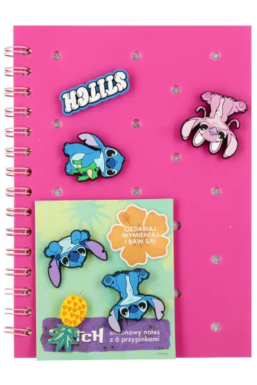 Notes na spirali A5 Stitch kratka 80 kartek
