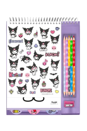 Notatnik z kredekami i temper�wk� Kuromi KU00014