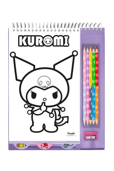 Notatnik z kredekami i temper�wk� Kuromi KU00014