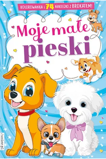 Moje ma�e pieski. Kolorowanka