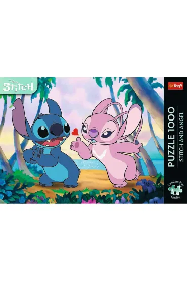 Puzzle 1000 el. Stitch&Angel Trefl