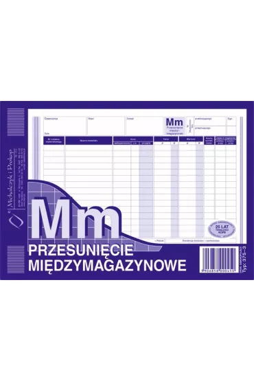 Michalczyk i Prokop Przesuni�cie miedzymagazynowe A5 375-3 MM