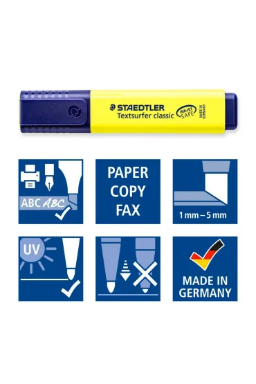 Staedtler Zakre�lacz Textsurfer classic w etui 4 szt.