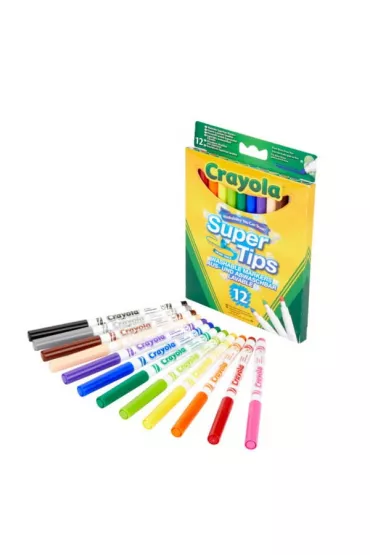 Crayola Flamastry Supertips Pastel 7509 12 szt.