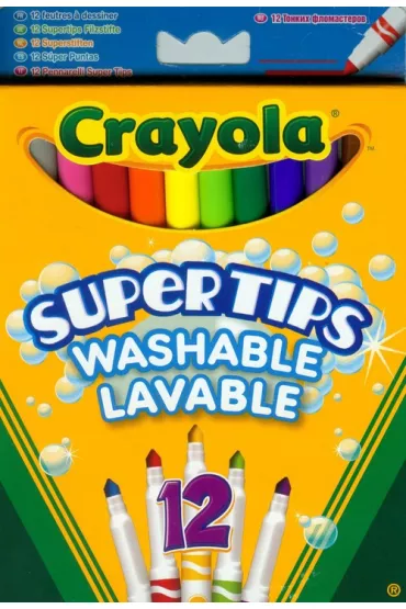 Crayola Flamastry Supertips Pastel 7509 12 szt.