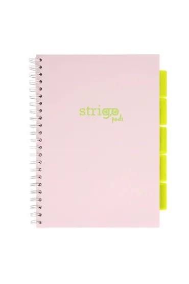 Strigo Ko�ozeszyt Pads A4 Pastel be�owy kratka 100 kartek