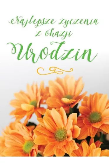 Karnet B6 Urodziny