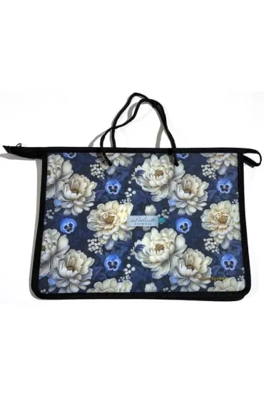 Fresh Teczka-torba A4+ zapinana na zamek z r�czk� Kwiaty