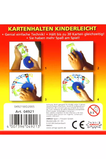 Trzymacz do kart (niebieski) Amigo Spiele