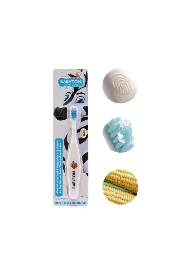 Babyton Bio Szczoteczka do zbw, Zebra
