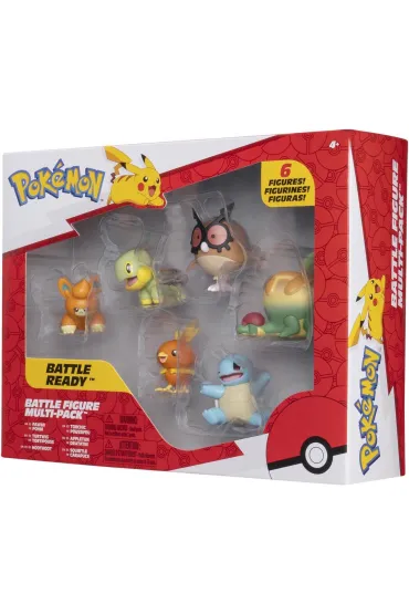 Zestaw 6 figurek Squirtle